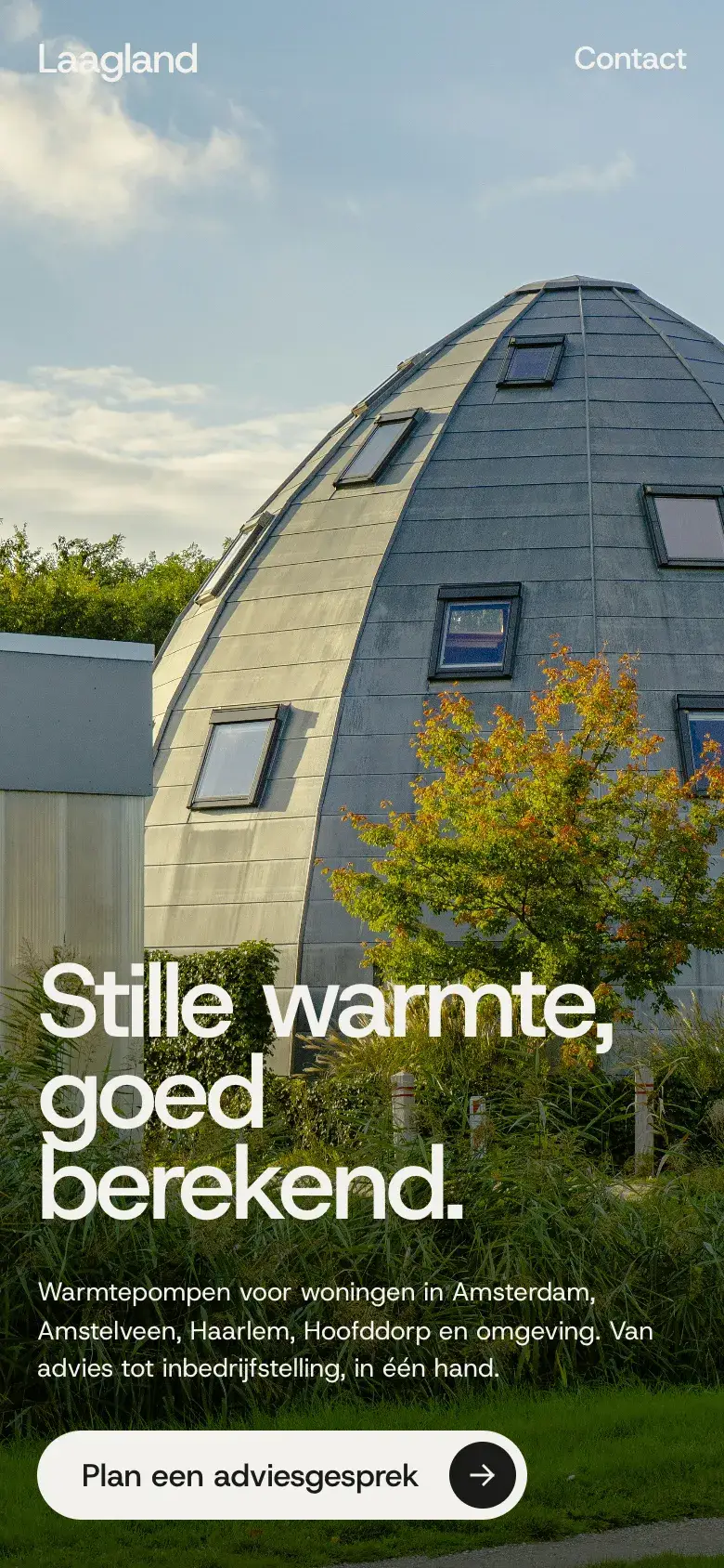 Laagland op mobiel